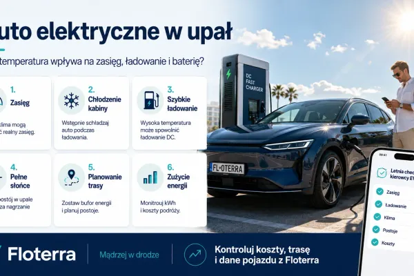 Auto elektryczne w upał: jak temperatura wpływa na zasięg, ładowanie i baterię?