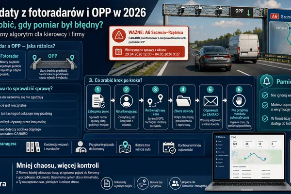 Mandaty z fotoradarów i OPP w 2026: co zrobić, gdy pomiar był błędny?