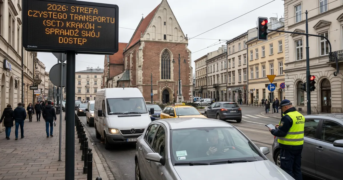 SCT Warszawa i Kraków 2026: zasady wjazdu, mandaty i wyjątki